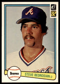 1982 Donruss Baseball Card Steve Bedrosian Rookie AA Atlanta Braves #401