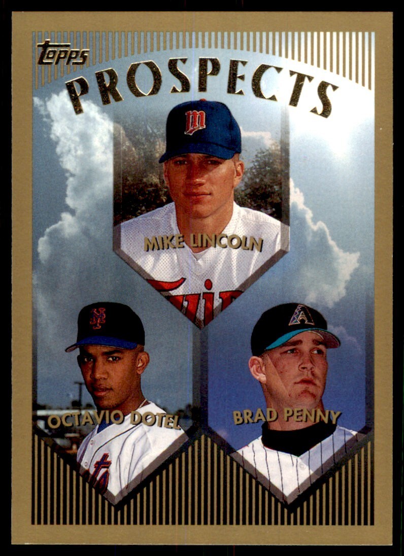1999 Topps Mike Lincoln/Octavio Dotel/Brad Penny Baseball Card #211