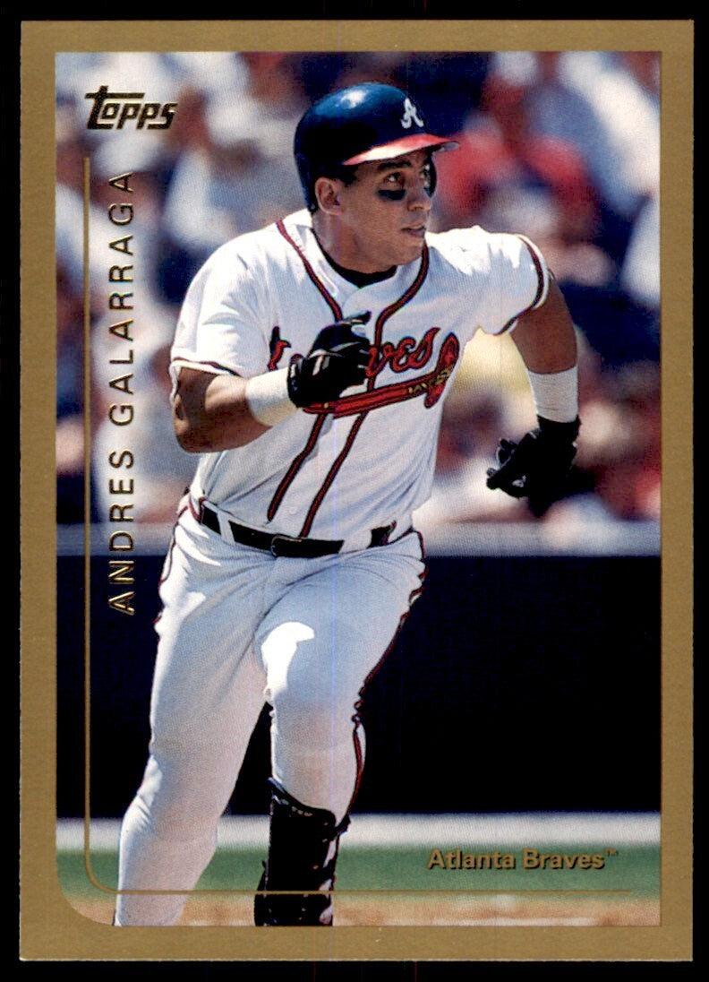 1999 Topps Andres Galarraga Baseball Card Atlanta Braves #2