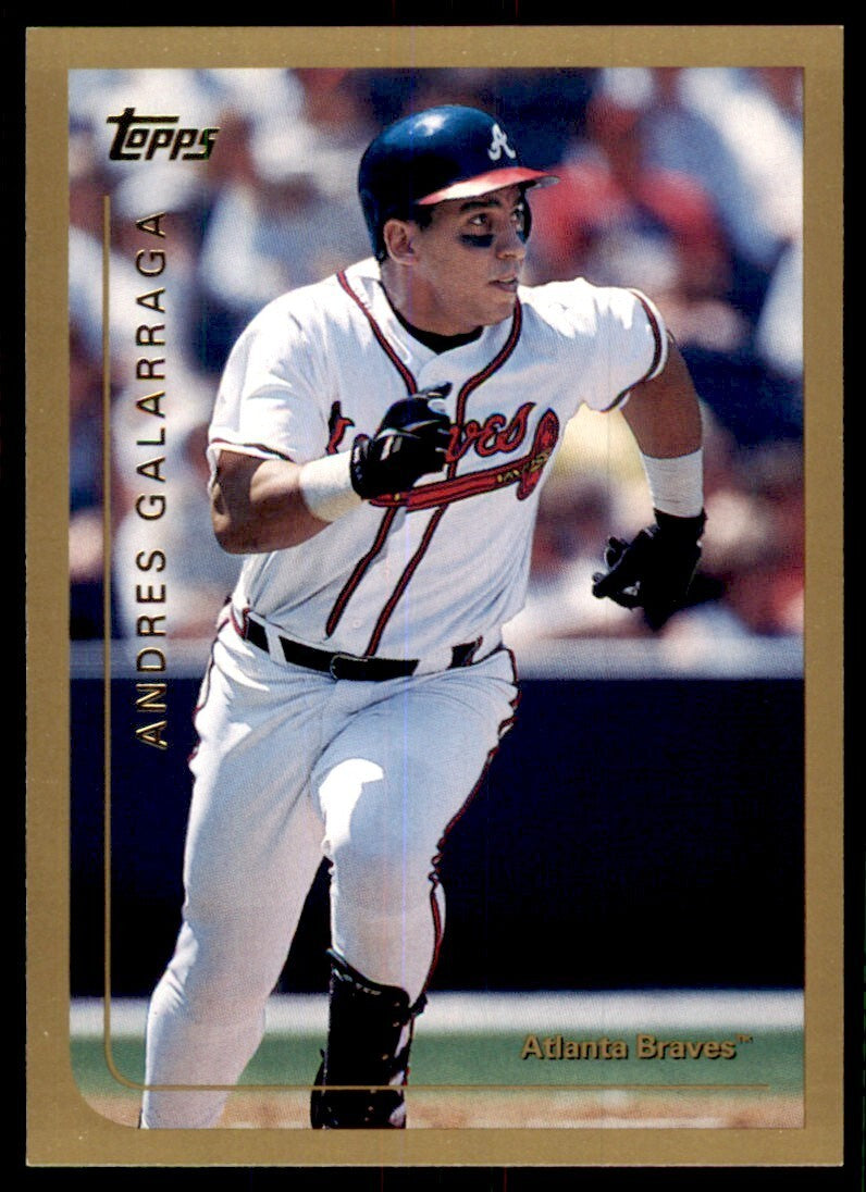 1999 Topps Andres Galarraga Baseball Card B Atlanta Braves #2