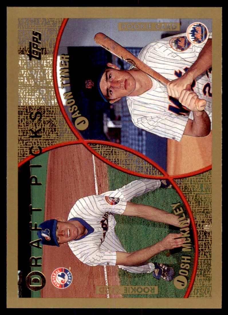 1999 Topps Baseball Card Jason Tyner/Josh McKinley A #215