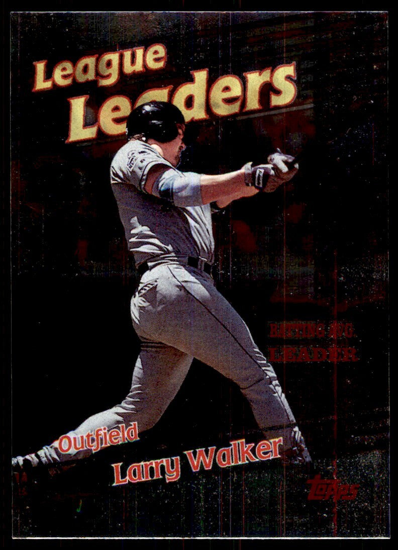 1999 Topps Baseball Card Larry Walker Colorado Rockies #221