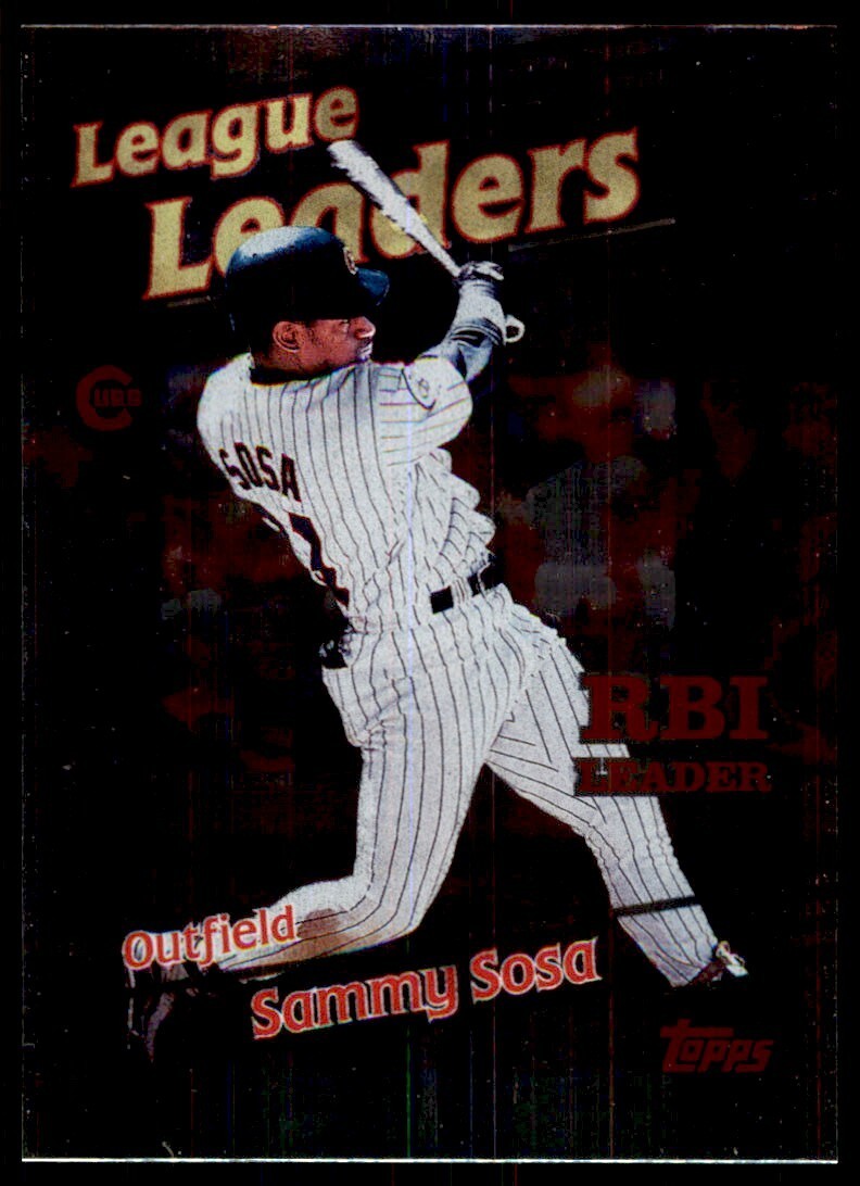1999 Topps Baseball Card Sammy Sosa A Chicago Cubs #225