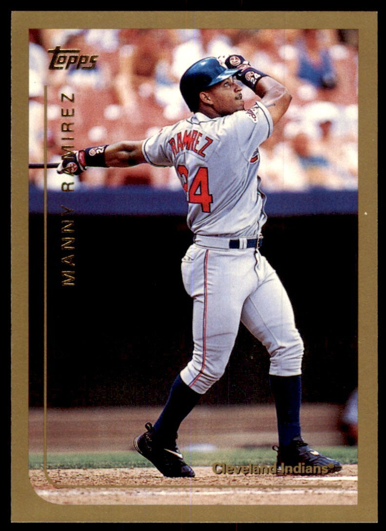 1999 Topps Baseball Card Manny Ramirez A Cleveland Indians #15