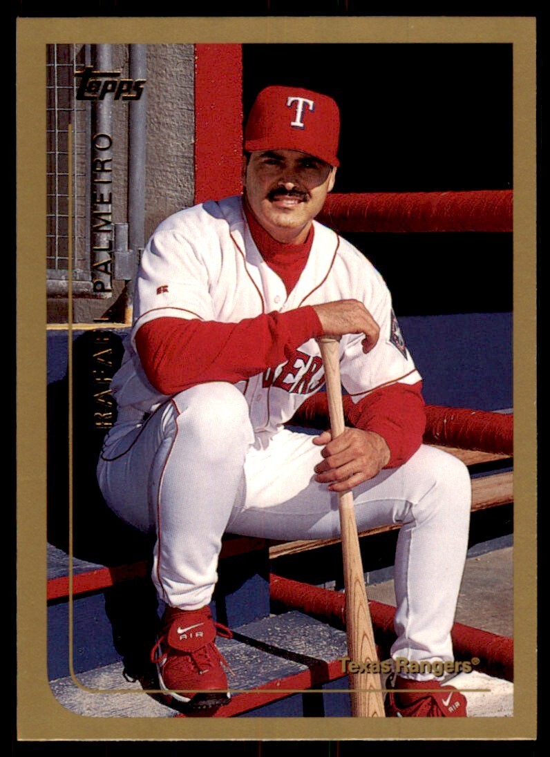 1999 Topps Baseball Card Rafael Palmeiro Texas Rangers #315