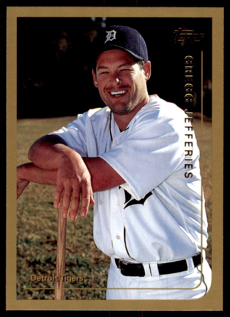 1999 Topps Baseball Card Gregg Jefferies Detroit Tigers #258