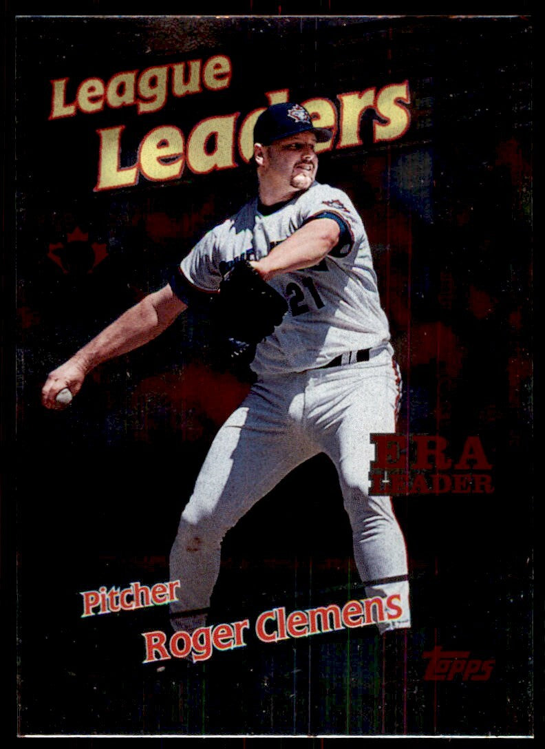 1999 Topps Baseball Card Roger Clemens AA Toronto Blue Jays #232