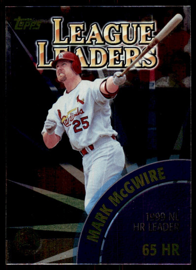 2000 Topps Baseball Card Mark McGwire/Ken Griffey Jr. #462