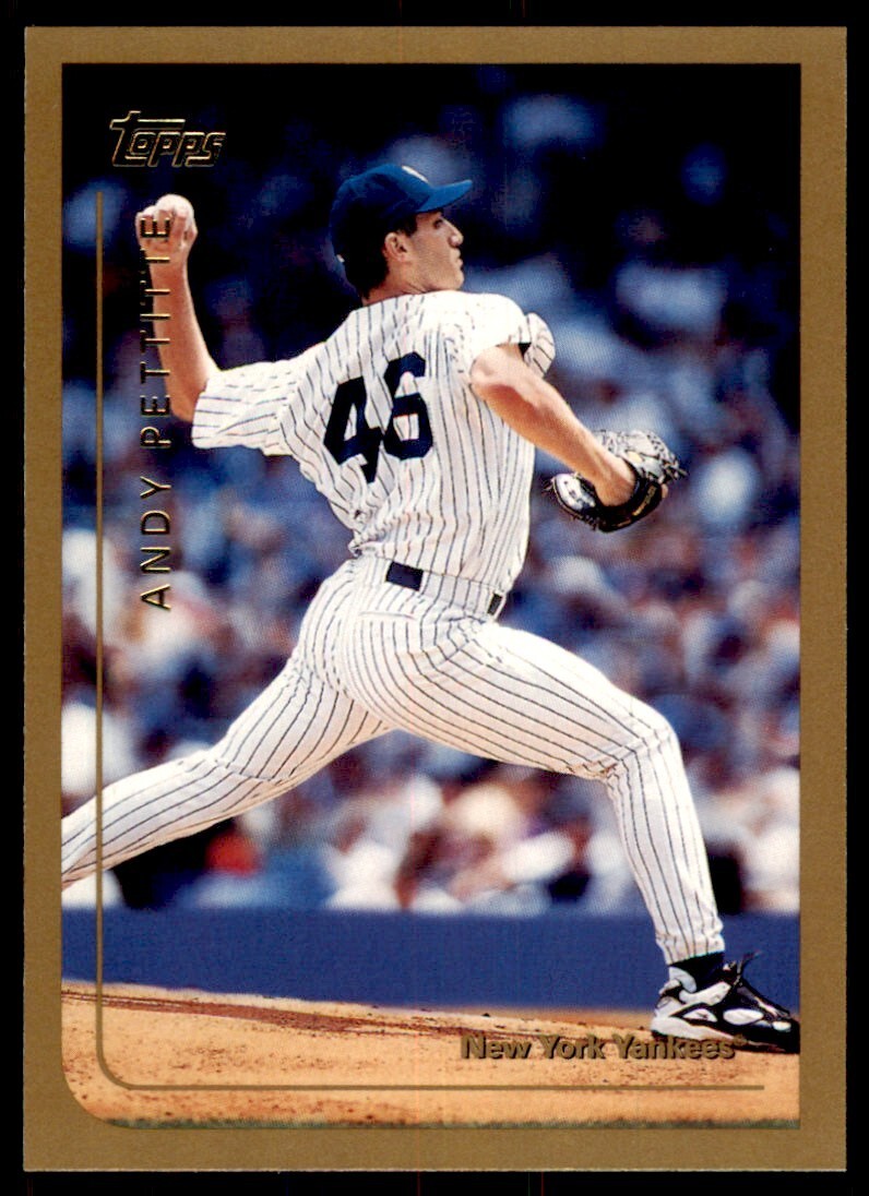 1999 Topps Baseball Card Andy Pettitte BB New York Yankees #74