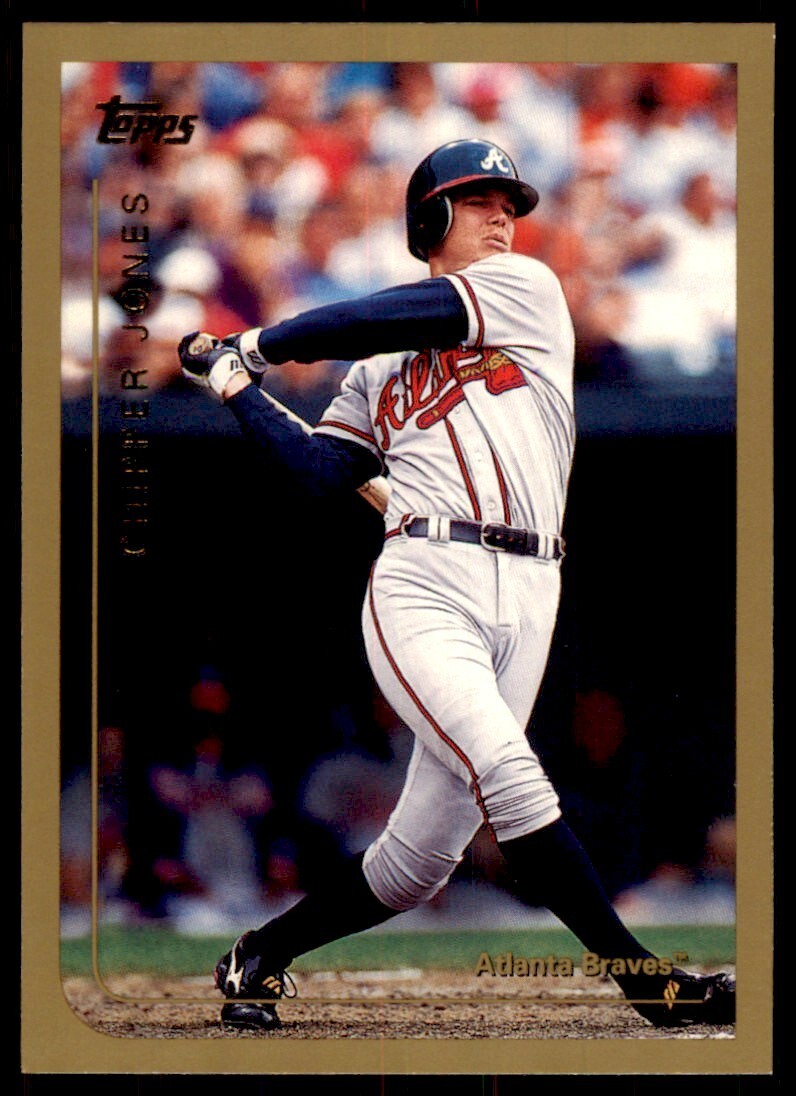 1999 Topps Baseball Card Chipper Jones AA Atlanta Braves #355
