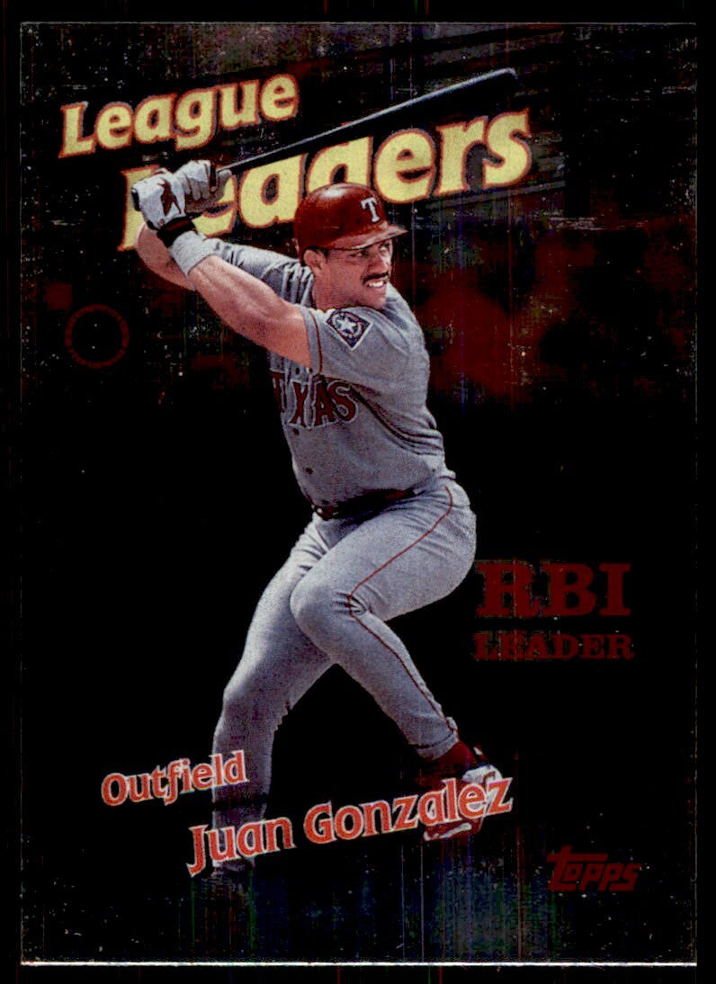 1999 Topps Baseball Card Juan Gonzalez I Texas Rangers #226