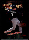 1999 Topps Baseball Card Alex Rodriguez H Seattle Mariners #228