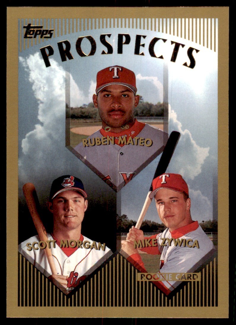 1999 Topps Baseball Card Ruben Mateo/Scott Morgan/Mike Zywica H #430