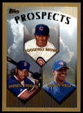 1999 Topps Baseball Card Roosevelt Brown/Dernell Stenson/Vernon Wells H #436