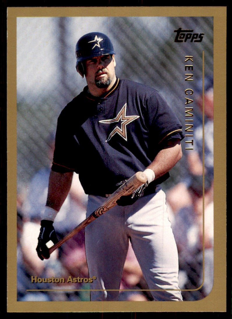 1999 Topps Baseball Card Ken Caminiti Houston Astros #375