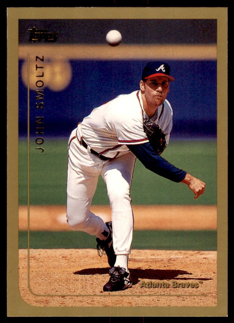 1999 Topps Baseball Card John Smoltz Atlanta Braves #329