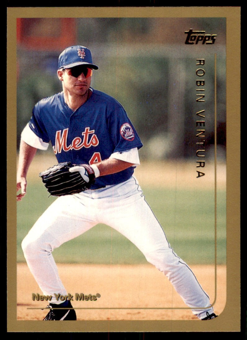 1999 Topps Baseball Card Robin Ventura New York Mets #314