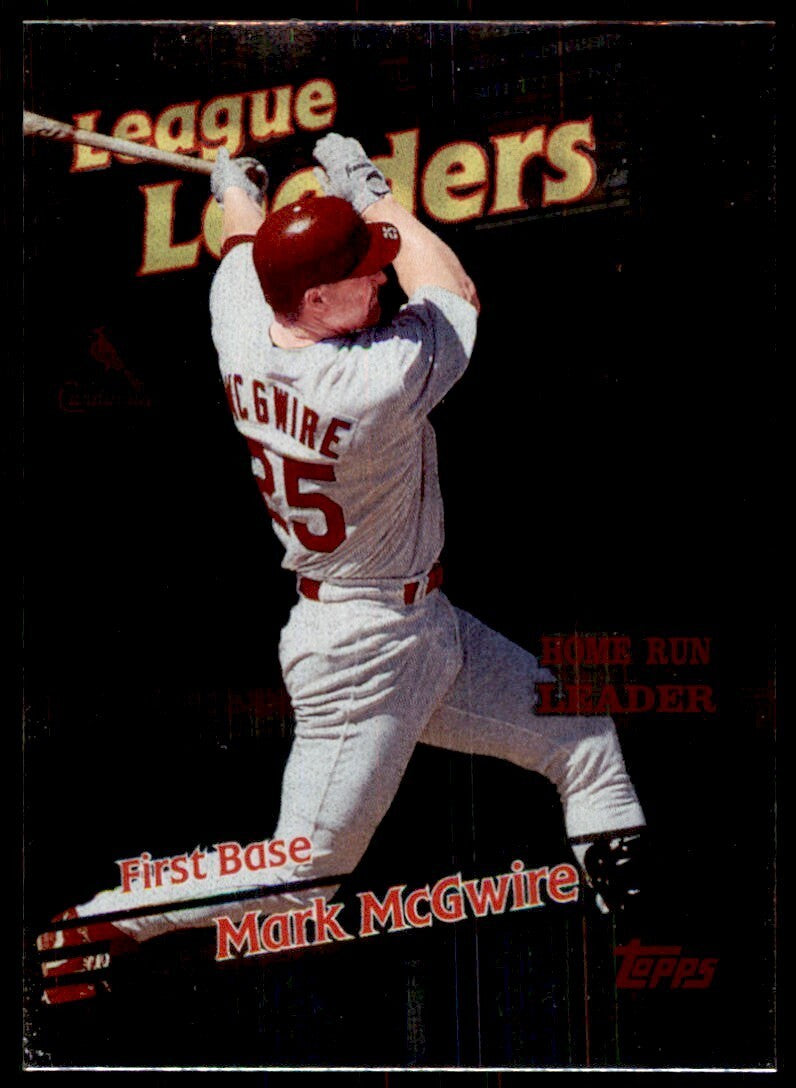 1999 Topps Baseball Card Mark McGwire M St. Louis Cardinals #223