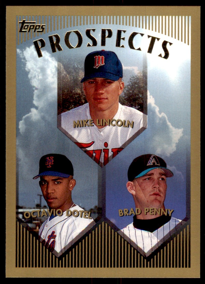 1999 Topps Mike Lincoln/Octavio Dotel/Brad Penny Baseball Card A #211