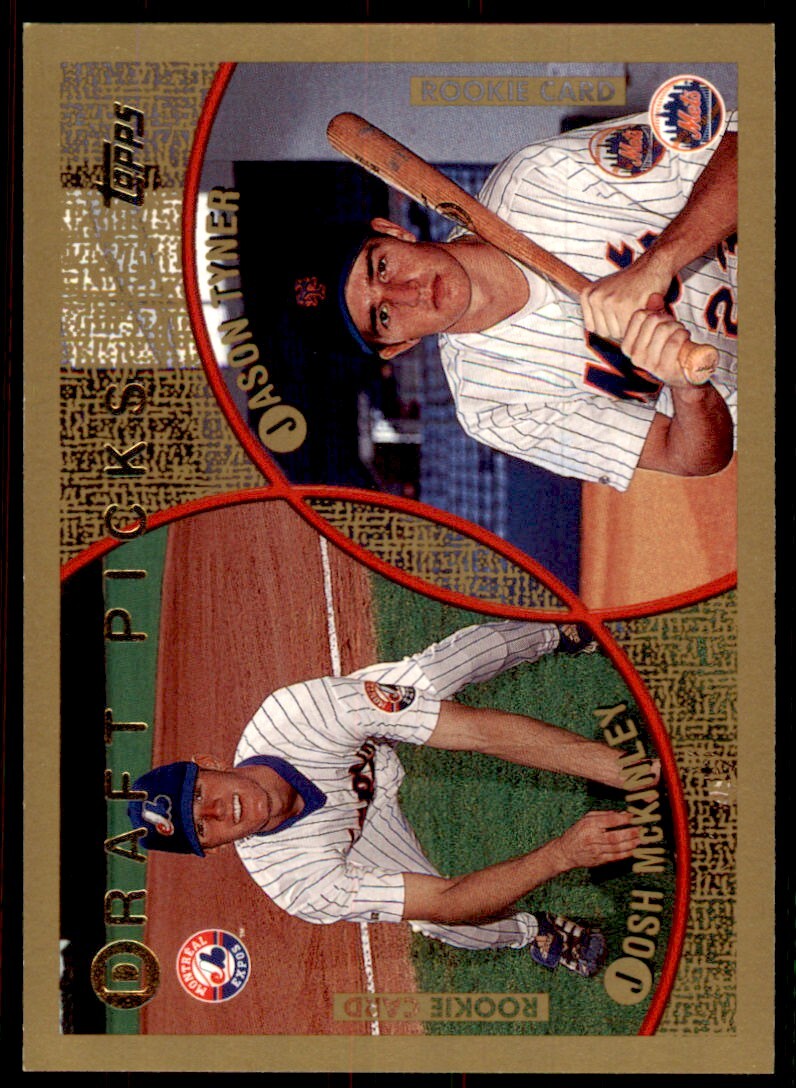 1999 Topps Jason Tyner/Josh McKinley Rookie Baseball Card E #215