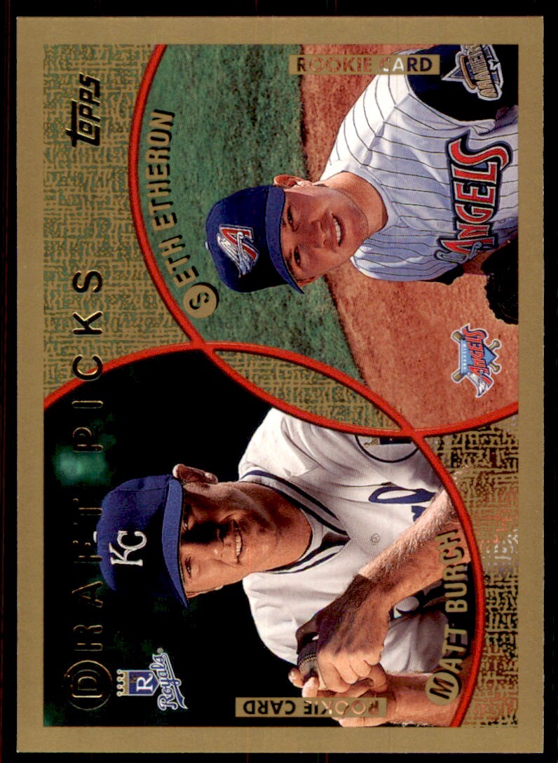1999 Topps Matt Burch/Seth Etherton Rookie Baseball Card A #216