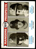 1979 Topps Baseball Card Rangers Prospects - Danny Darwin/Pat Putnam/Billy