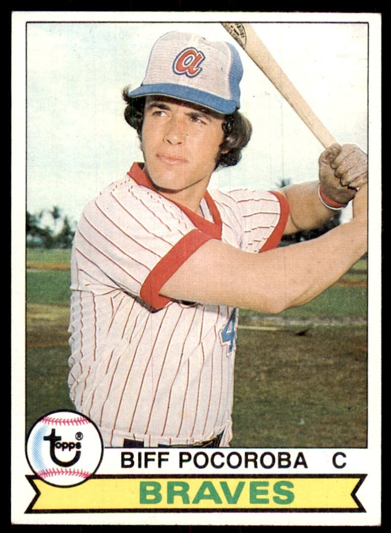 1979 Topps Baseball Card Biff Pocoroba C Atlanta Braves #555