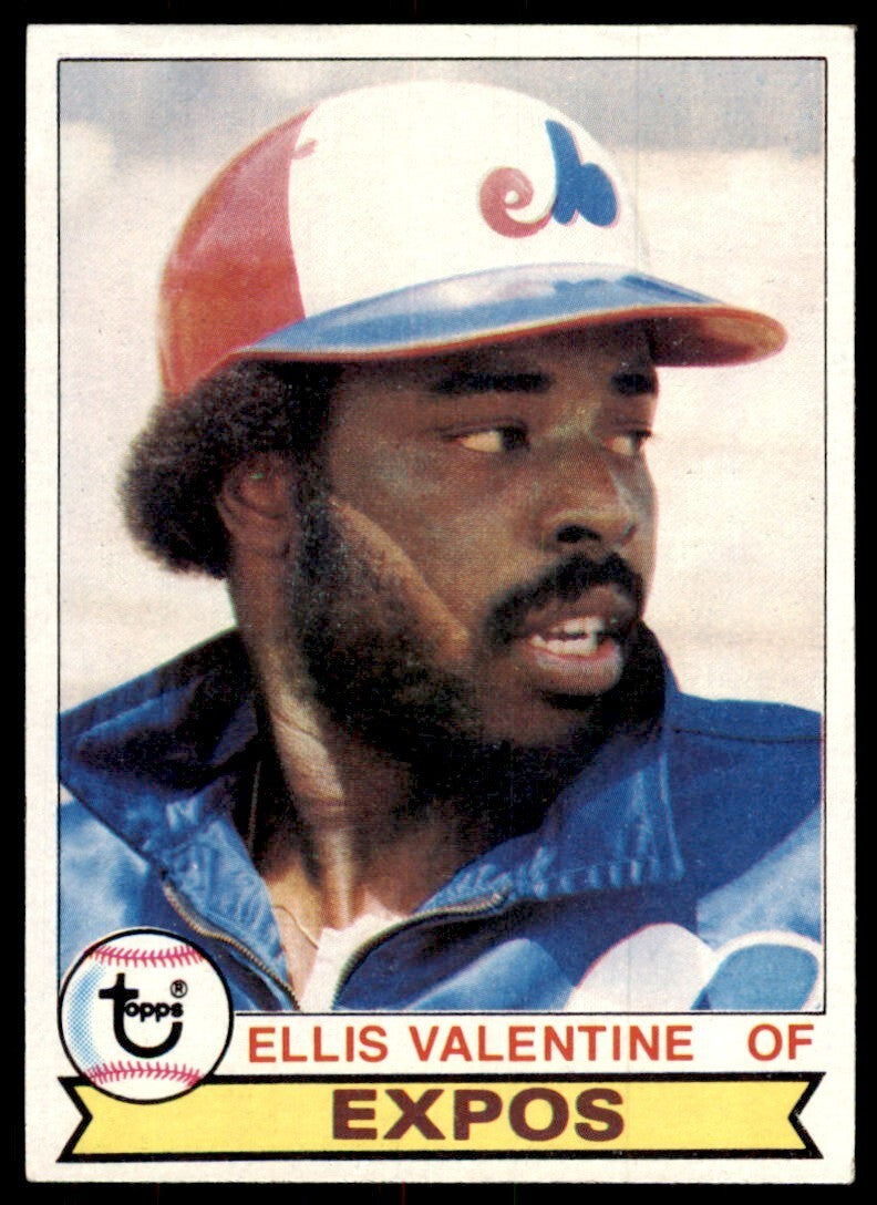 1979 Topps Baseball Card Ellis Valentine A Montreal Expos #535