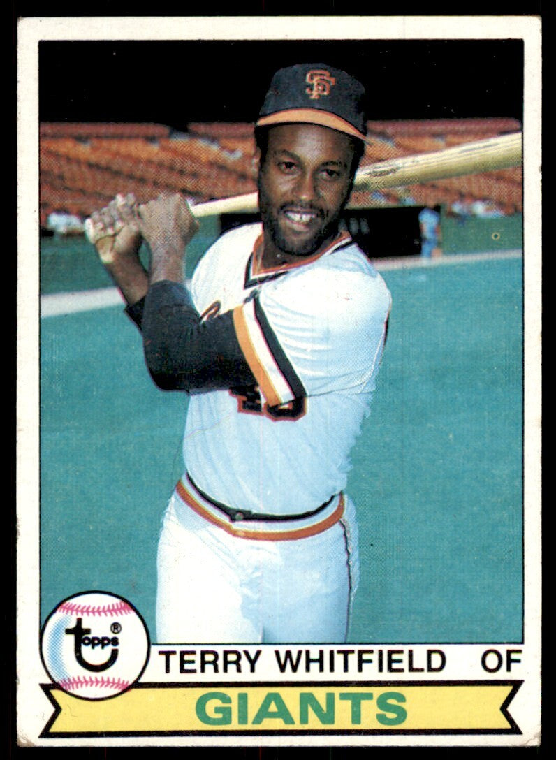 1979 Topps Baseball Card Terry Whitfield San Francisco Giants #589
