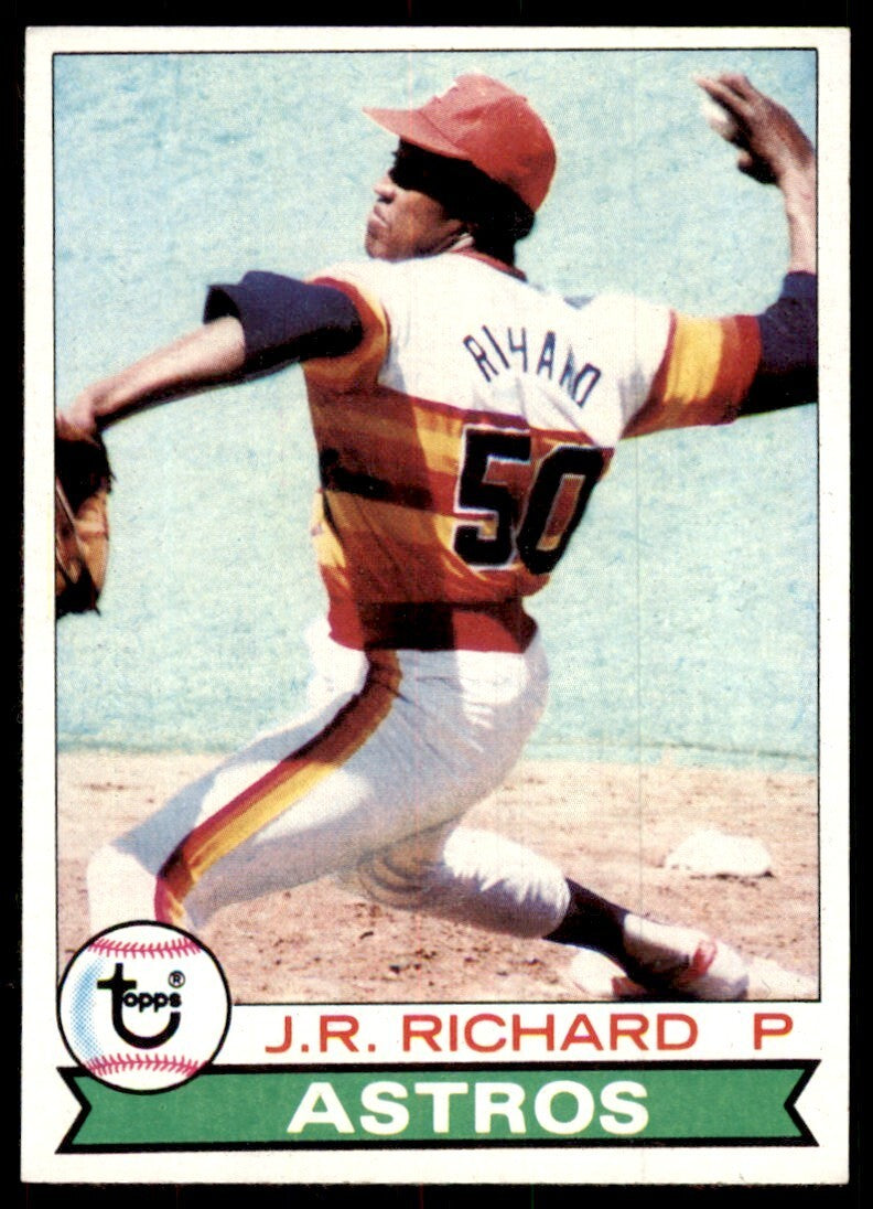 1979 Topps Baseball Card J.R. Richard A Houston Astros #590