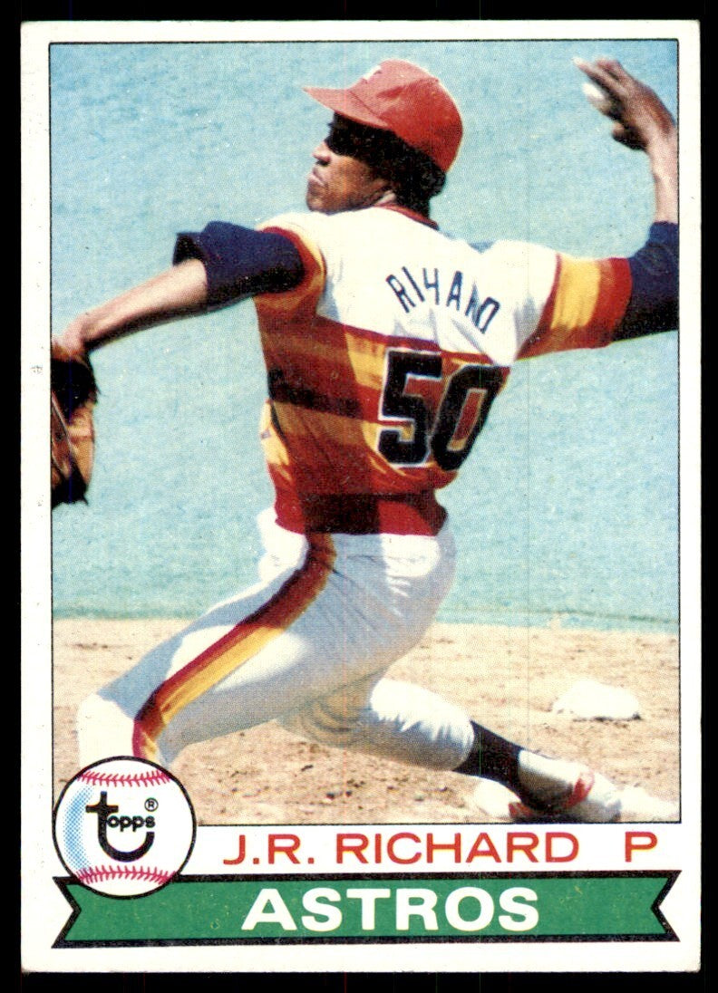 1979 Topps Baseball Card J.R. Richard C Houston Astros #590