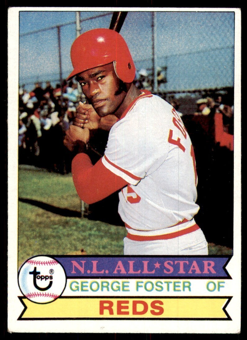 1979 Topps Baseball Card George Foster B Cincinnati Reds #600