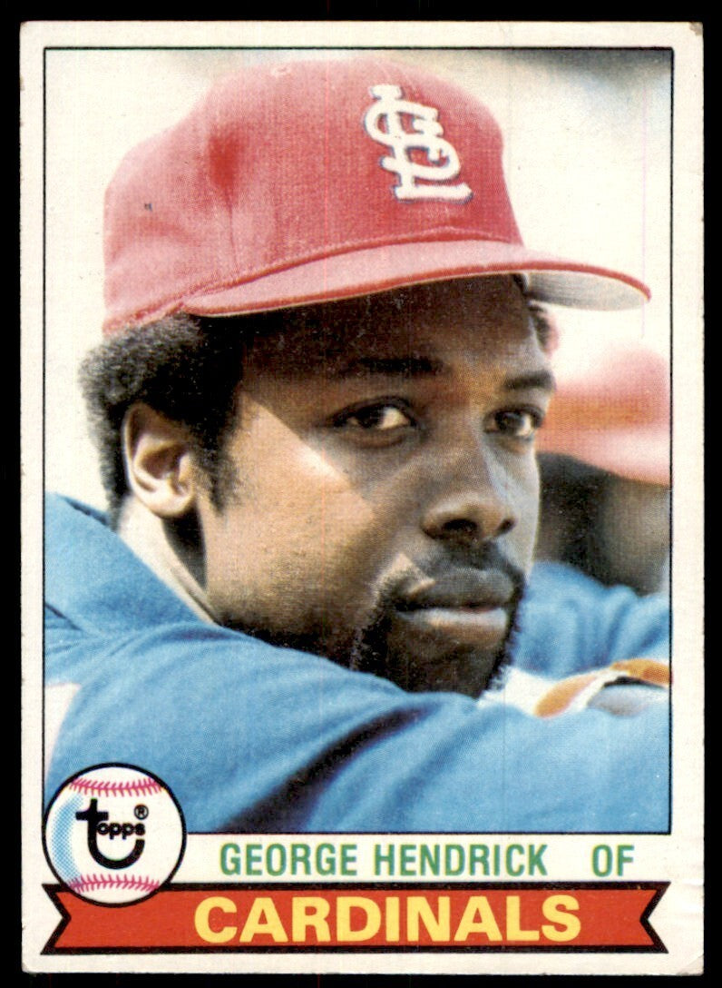 1979 Topps Baseball Card George Hendrick St. Louis Cardinals #175