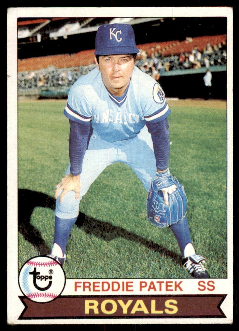 1979 Topps Baseball Card Freddie Patek A Kansas City Royals #525