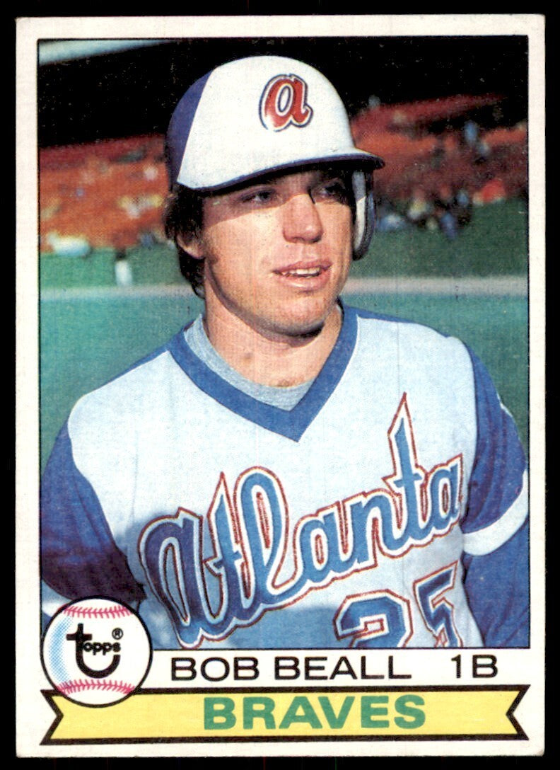 1979 Topps Baseball Card Bob Beall Rookie Atlanta Braves #222