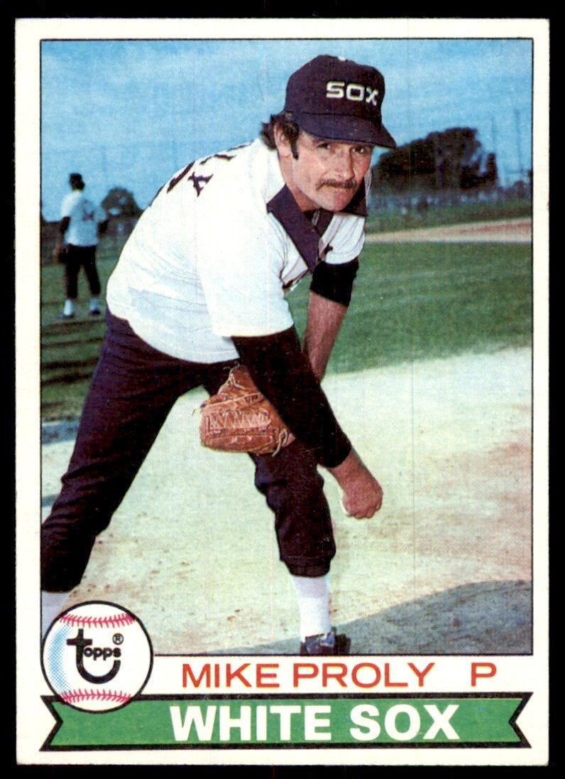 1979 Topps Baseball Card Mike Proly Rookie B Chicago White Sox #514