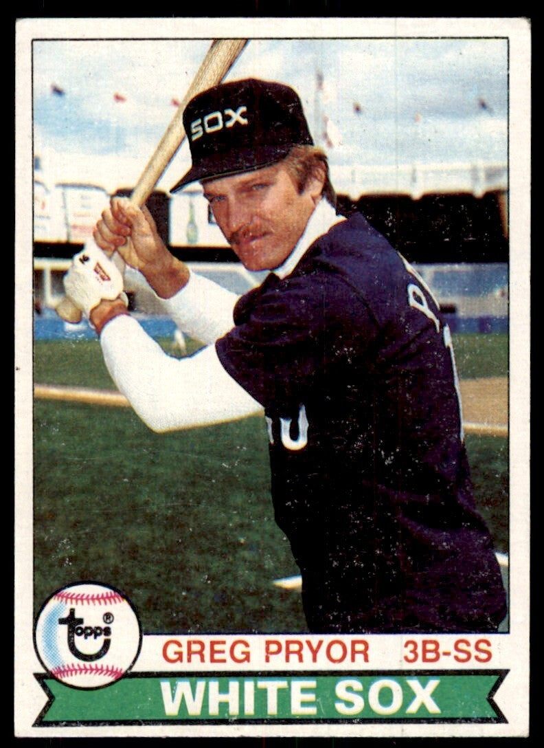 1979 Topps Baseball Card Greg Pryor Rookie B Chicago White Sox #559