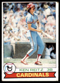 1979 Topps Baseball Card Ken Reitz A St. Louis Cardinals #587