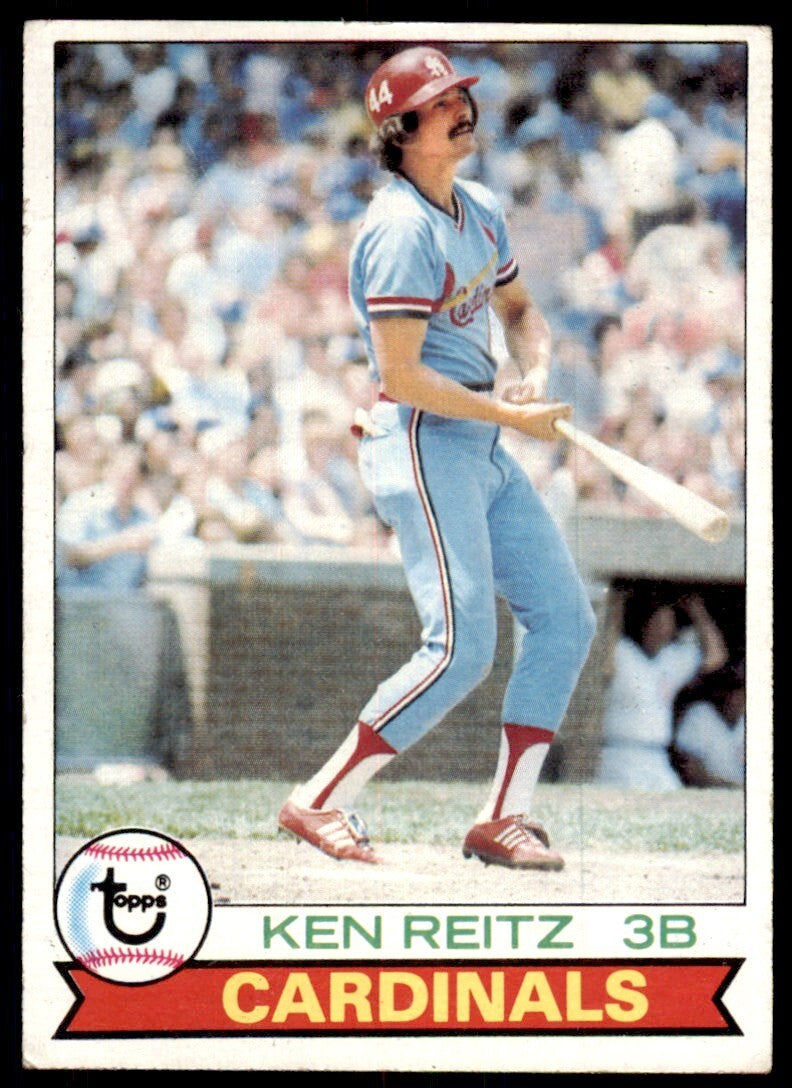 1979 Topps Baseball Card Ken Reitz B St. Louis Cardinals #587