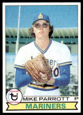 1979 Topps Baseball Card Mike Parrott Rookie B Seattle Mariners #576