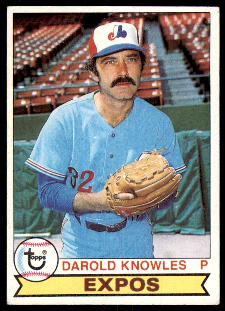 1979 Topps Baseball Card Darold Knowles F Montreal Expos #581