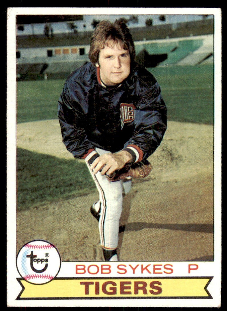 1979 Topps Baseball Card Bob Sykes B Detroit Tigers #569