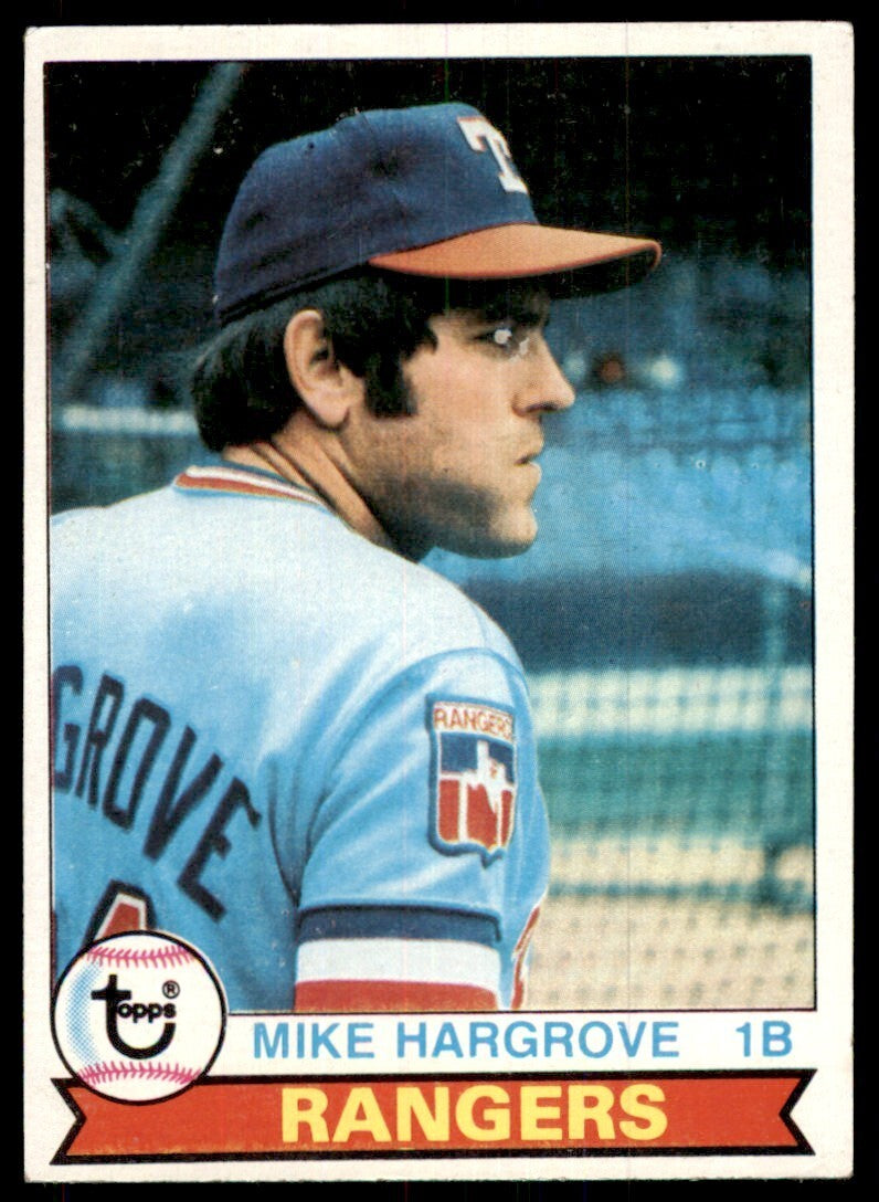 1979 Topps Baseball Card Mike Hargrove B Texas Rangers #591