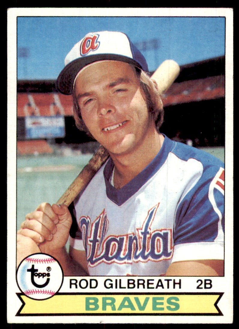 1979 Topps Baseball Card Rod Gilbreath B Atlanta Braves #572