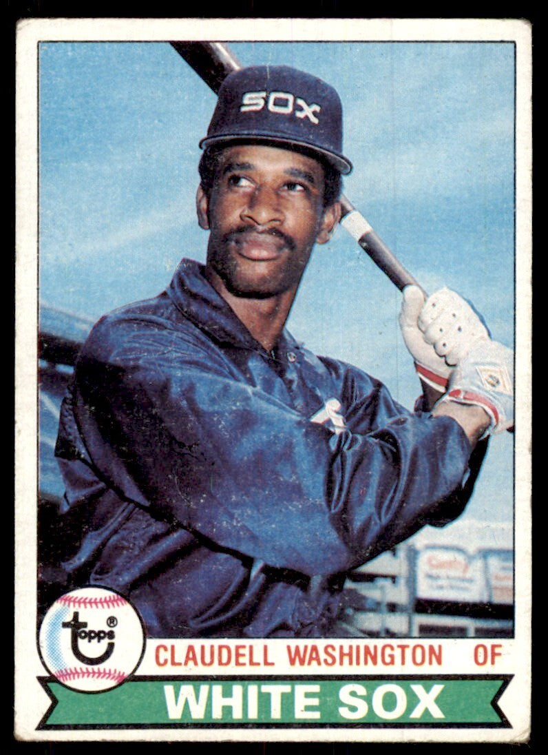 1979 Topps Baseball Card Claudell Washington A Chicago White Sox #574