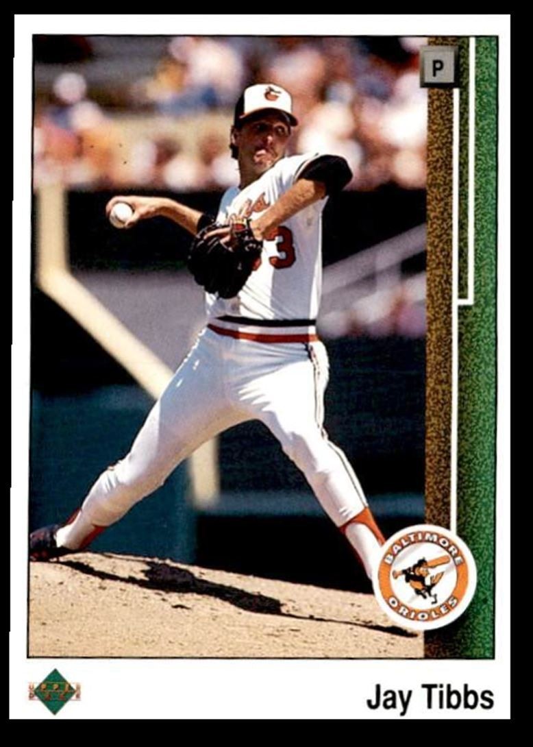 1989 Upper Deck Jay Tibbs . Baltimore Orioles #655