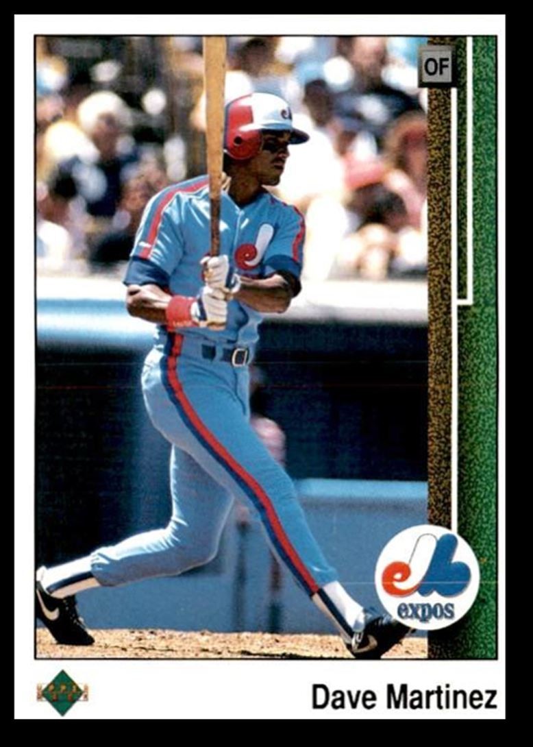 1989 Upper Deck Dave Martinez . Montreal Expos #444