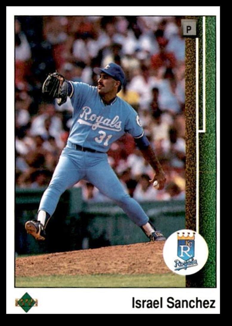 1989 Upper Deck Israel Sanchez Rookie Kansas City Royals #326