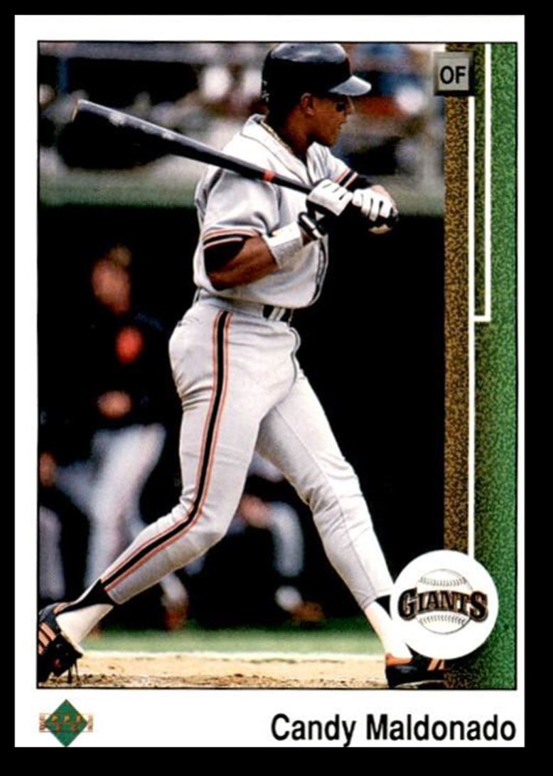 1989 Upper Deck Candy Maldonado San Francisco Giants #502