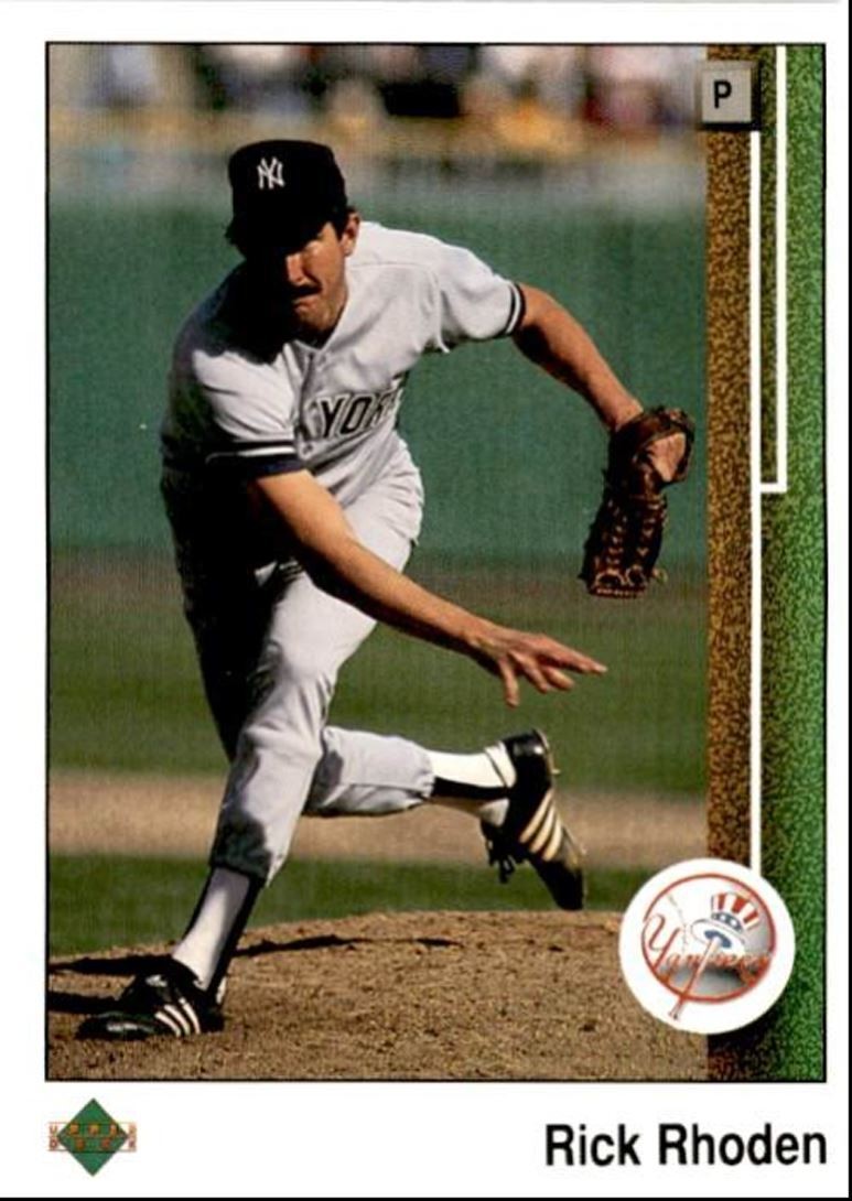 1989 Upper Deck Rick Rhoden . New York Yankees #56